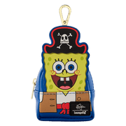 Loungefly SpongeBob pirate mini backpack bag charm keyring with pirate hat and blue bag