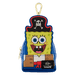 Loungefly SpongeBob pirate mini backpack bag charm keyring with pirate hat and blue bag
