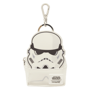 Loungefly Star Wars Stormtrooper mini backpack bag charm in white and black