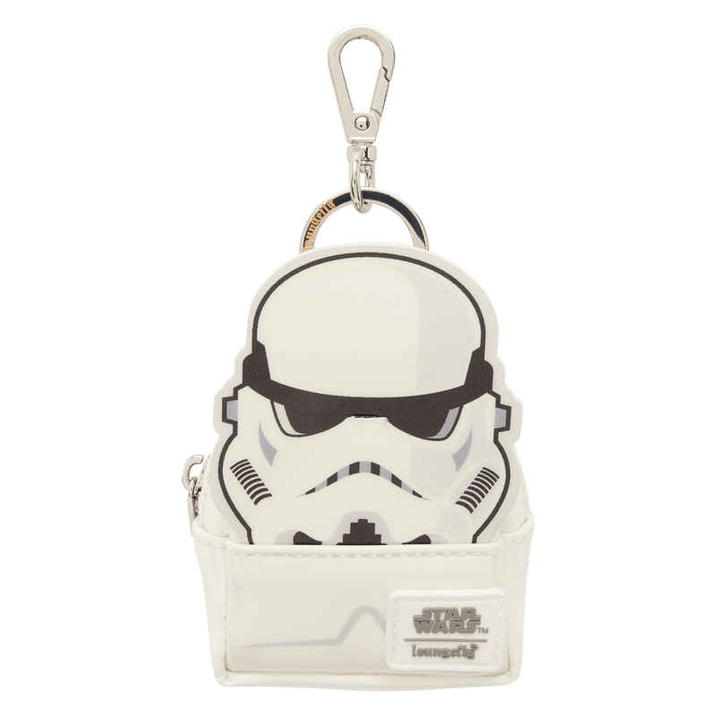 Loungefly Star Wars Stormtrooper mini backpack bag charm in white and black