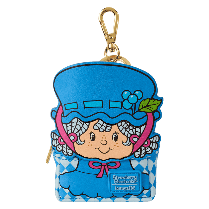 Loungefly Strawberry Shortcake mystery mini backpack charm featuring Blueberry Muffin