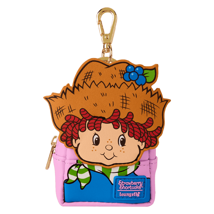 Loungefly Strawberry Shortcake mystery mini backpack charm featuring Huckleberry Pie