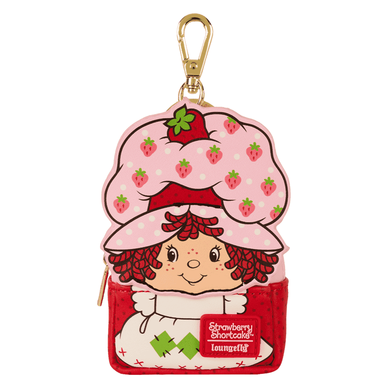 Loungefly Strawberry Shortcake mystery mini backpack charm featuring Strawberry Shortcake