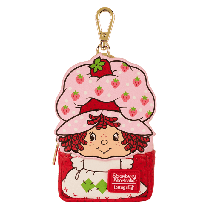Loungefly Strawberry Shortcake mystery mini backpack charm featuring Strawberry Shortcake