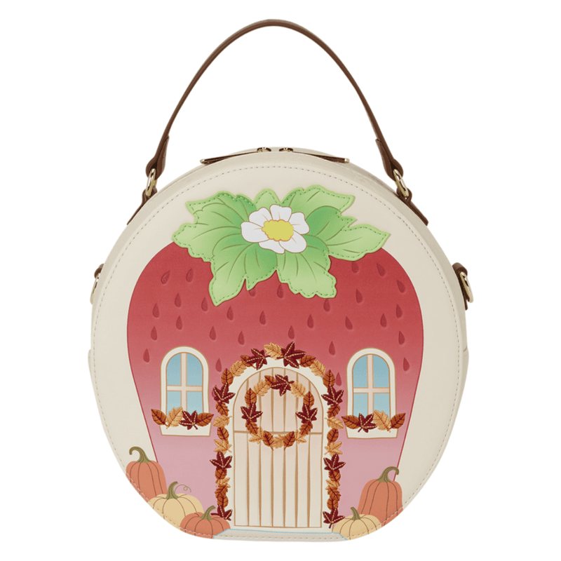 Loungefly Strawberry Shortcake Strawberry House Crossbody Bag front view
