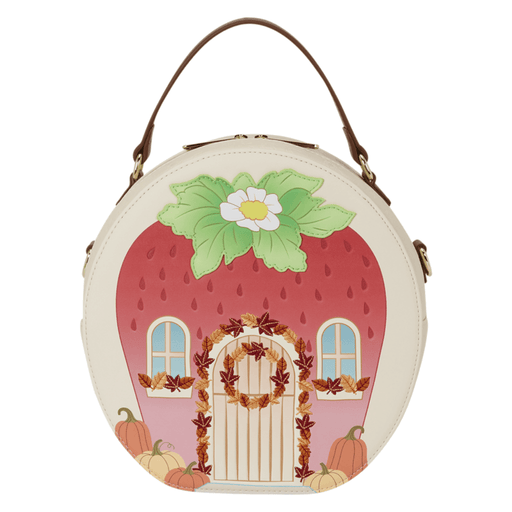 Loungefly Strawberry Shortcake Strawberry House Crossbody Bag front view