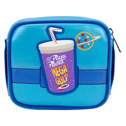 Close-up of detachable Pizza Planet Mega Gulp cup pouch on Alien Crossbuddies bag