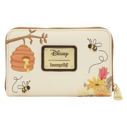 Loungefly Disney Winnie the Pooh wallet back view with bee and honey pot design