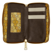 Loungefly Disney Winnie the Pooh wallet interior with card slots and honeycomb lining