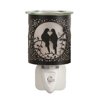 Lovebirds Plug - In Wax Melt Burner – Black - Something Different Gift Shop