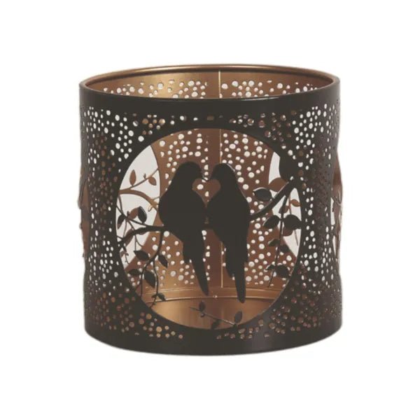 Lovebirds Silhouette Wax Melt Burner – Romantic Cutout Design - Something Different Gift Shop