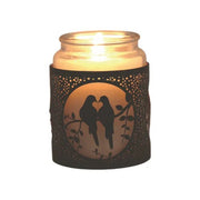 Lovebirds Silhouette Wax Melt Burner – Romantic Cutout Design - Something Different Gift Shop