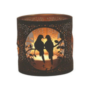 Lovebirds Silhouette Wax Melt Burner – Romantic Cutout Design - Something Different Gift Shop