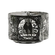 Lovebirds Spinning Carousel Candle Shade – Silver - Something Different Gift Shop
