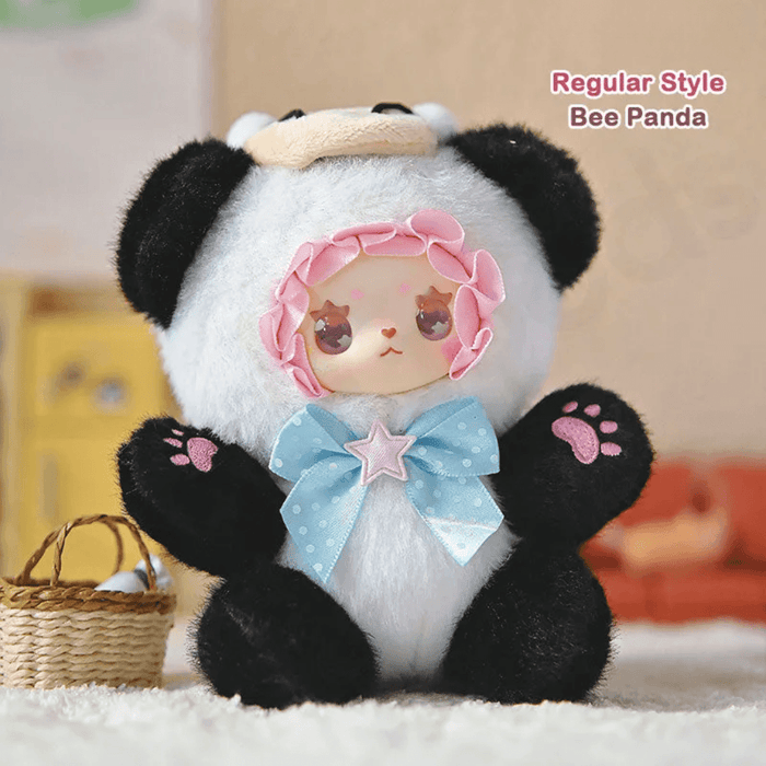 Lovely Emma Hugging Series Bee Panda plush blind box figure