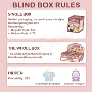 Lovely Emma Hugging Series blind box rules showing regular and hidden figure ratios
