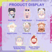 Lovely Emma Punk Era blind box character lineup with regular and hidden designs