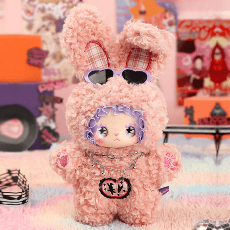 Lovely Emma Punk Era Punk Rabbit plush blind box figure