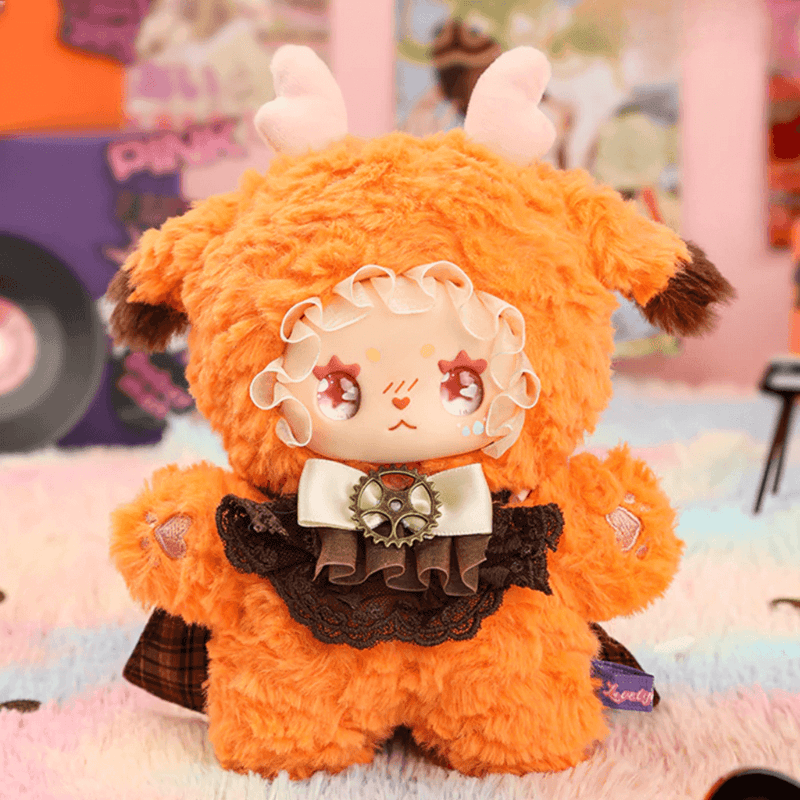 Lovely Emma Punk Era Steam Deer plush blind box figure