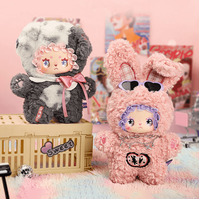 Lovely Emma Punk Era Villain Dog and Punk Rabbit plush collectable figures