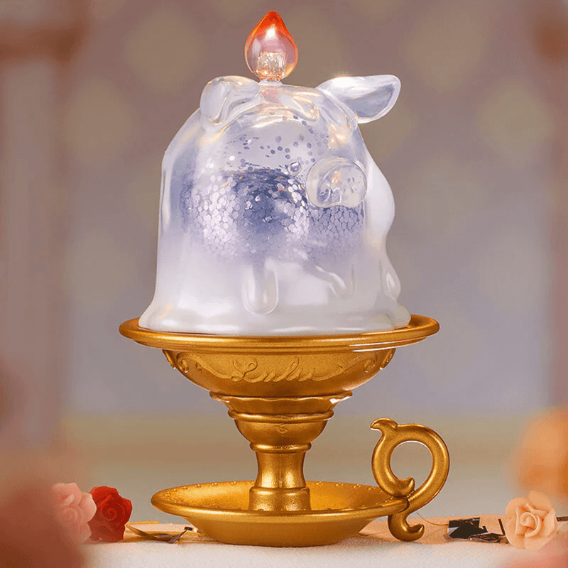 General hidden “Candle” Pigchelin figure under frosted jelly glaze on golden stand – Blind Box chase item
