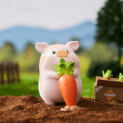 “Pull Carrot” LuLu uprooting giant carrot from soil – Farm Garden Blind Box figure

