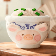 LuLu the Piggy Big Bowl Noodles plush keychain blind box design
