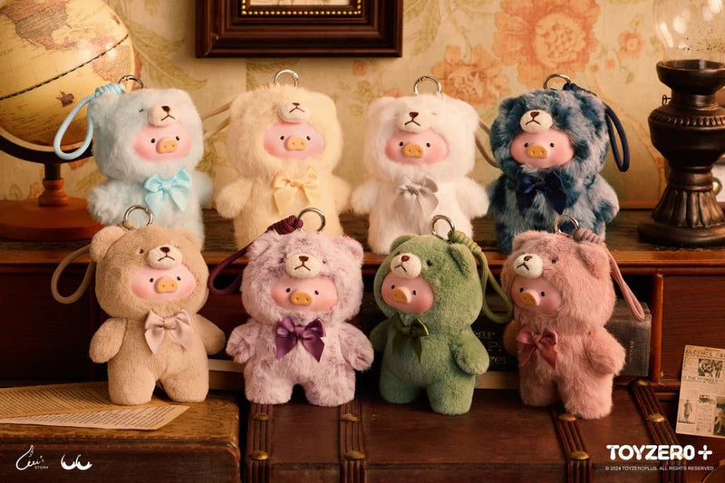 Lulu the Piggy Blind Box – Vintage Teddy Series Plush Keyrings - Something Different Gift Shop