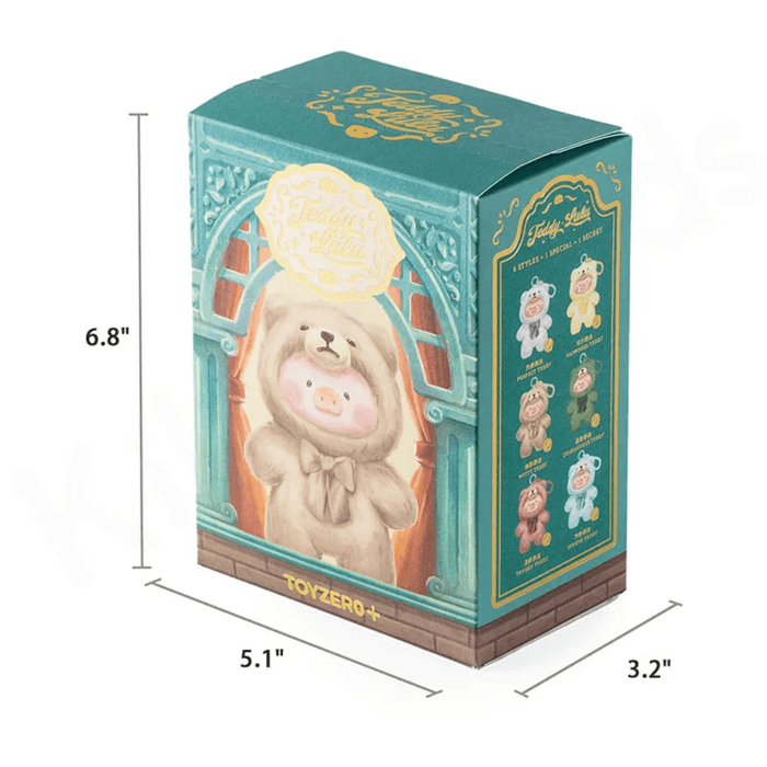 Lulu the Piggy Blind Box – Vintage Teddy Series Plush Keyrings - Something Different Gift Shop