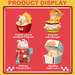 LuLu the Piggy Burger Express blind box figure collection with 4 fast-food designs