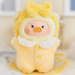 Lulu the Piggy Winning Streak plush keychain in fluffy yellow sleep outfit