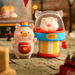 Lulu The Piggy Lululand Series Blind Box General Hidden Sweet Hub figure beside a cotton candy stand