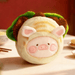LuLu the Piggy Mini Roujiamo hidden plush keychain blind box design
