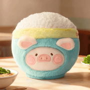 LuLu the Piggy No Rice, No Life plush keychain blind box design
