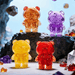 Lulu the Piggy Teddy Mini 2 Ore Collection translucent gemstone style figures