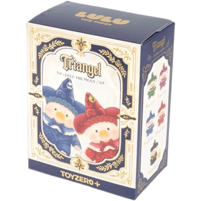 LuLu the Piggy Triangel plush keychain blind box packaging