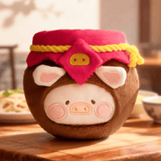 LuLu the Piggy Wine Jar plush keychain blind box design
