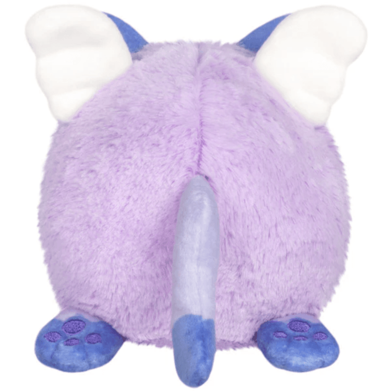 Back view of Squishable Alter Egos Magical Kitty Plush showing wings, tail and paw pad details