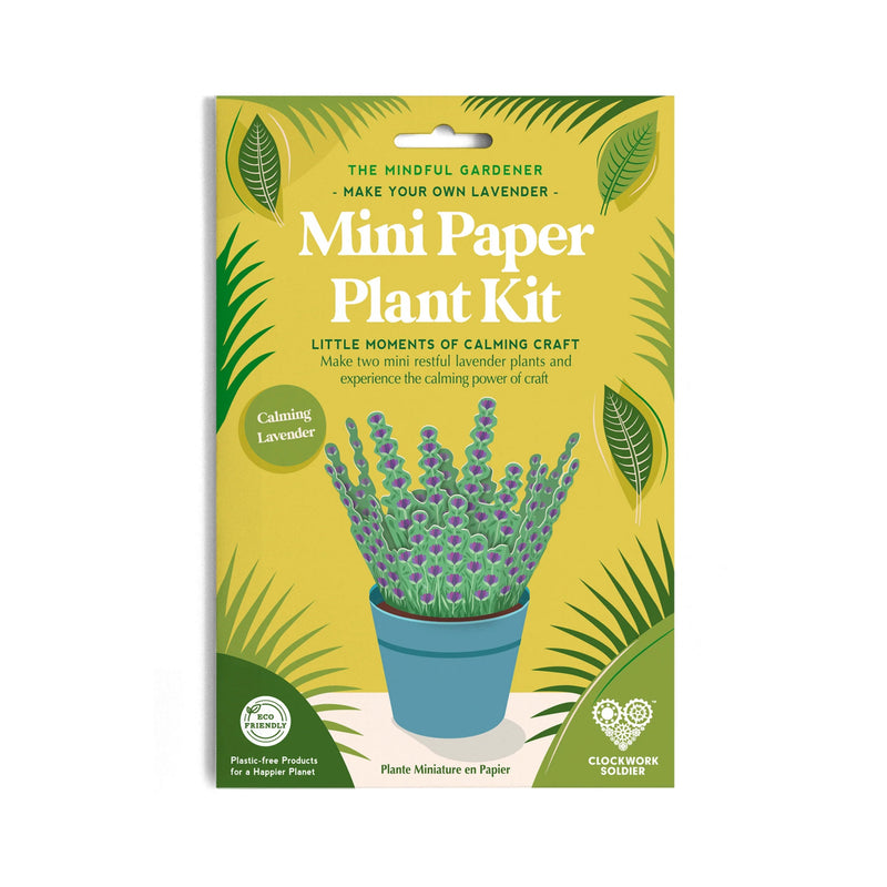 Make Your Own Calming Lavender Paper Plant Kit - Something Different Gift Shop