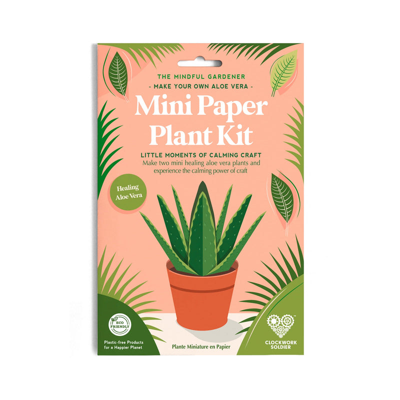 Make Your Own Healing Aloe Vera Paper Plant Kit - Something Different Gift Shop