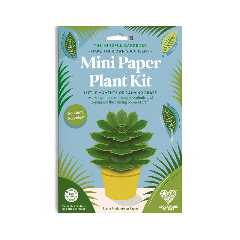 Make Your Own Soothing Succulent Paper Plant Kit - Something Different Gift Shop