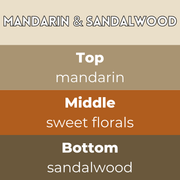 Mandarin & Sandalwood Segment Wax Melt - Something Different Gift Shop