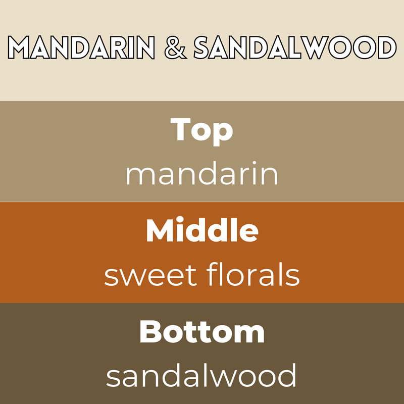 Mandarin & Sandalwood Segment Wax Melt - Something Different Gift Shop