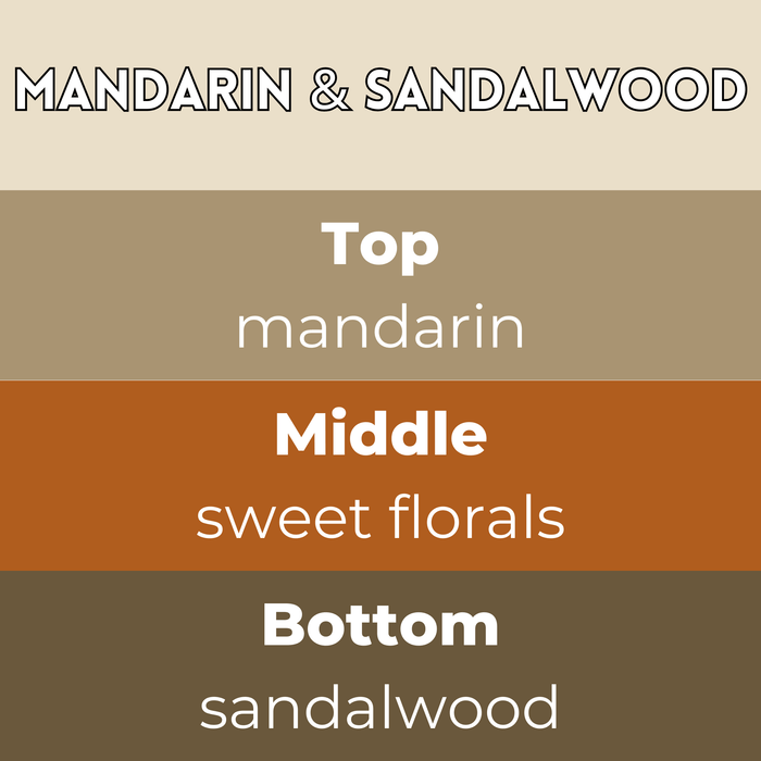 Mandarin & Sandalwood Segment Wax Melt - Something Different Gift Shop