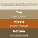 Mandarin & Sandalwood Segment Wax Melt - Something Different Gift Shop