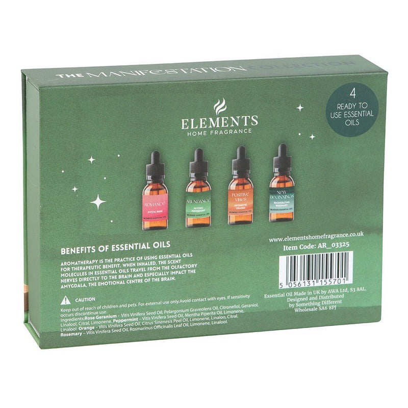 Manifestation Essential Oils Gift Set – 4 Blended Oils - Something Different Gift Shop