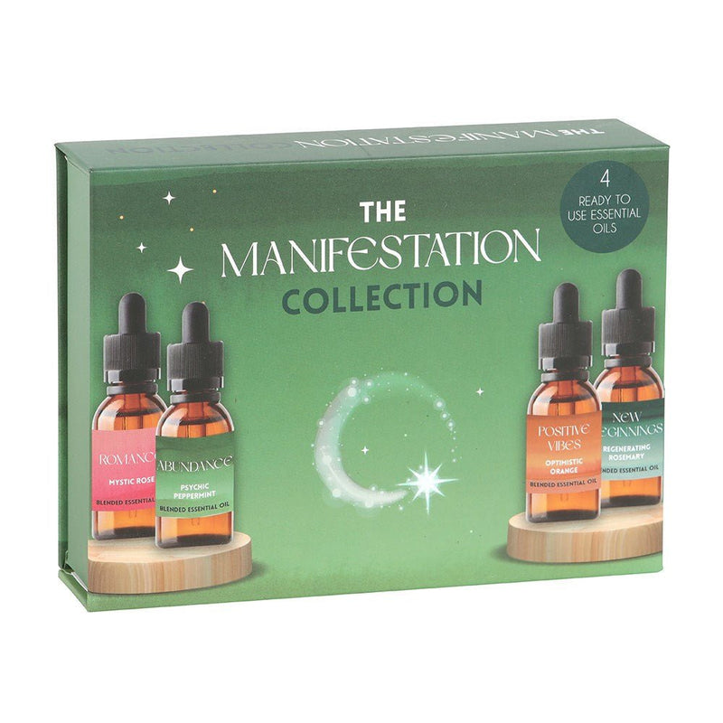 Manifestation Essential Oils Gift Set – 4 Blended Oils - Something Different Gift Shop