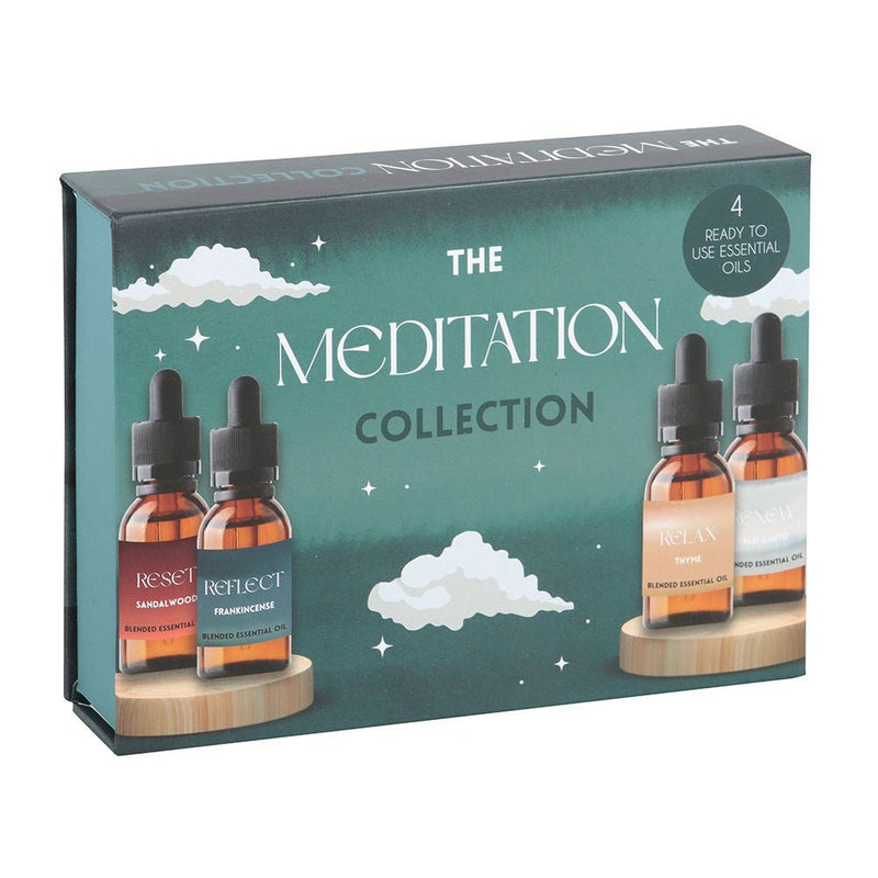 Meditation Essential Oils Gift Set – 4 Grounding Blends - Something Different Gift Shop