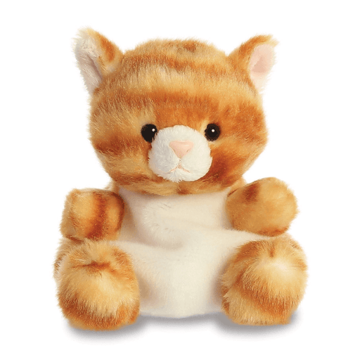 Palm Pals Meow Kitty orange tabby cat plush soft toy front view