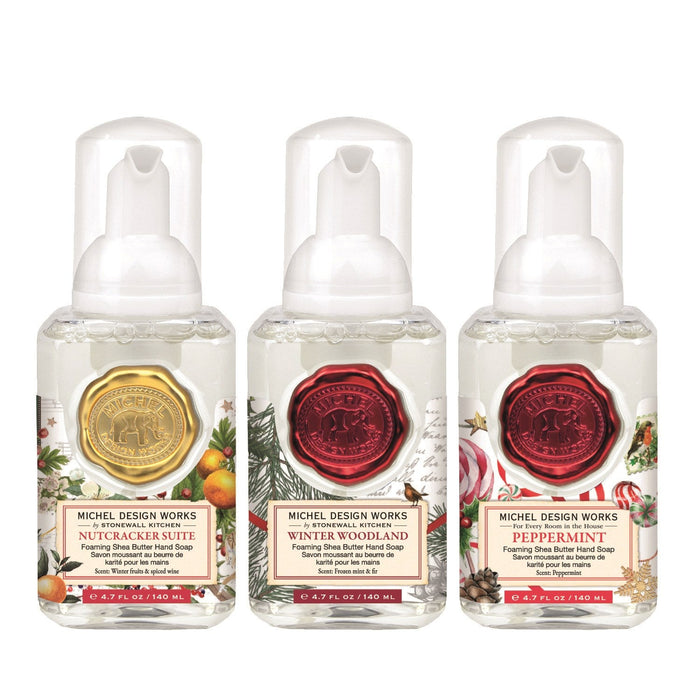 Michel Design Works - Christmas Mini Foaming Hand Soap Set - Something Different Gift Shop